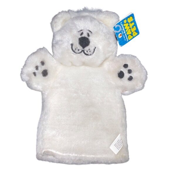 Carson-Dellosa Paw Pets Polar Bear Puppet 100% Polyester Fiber - Picture 1 of 7